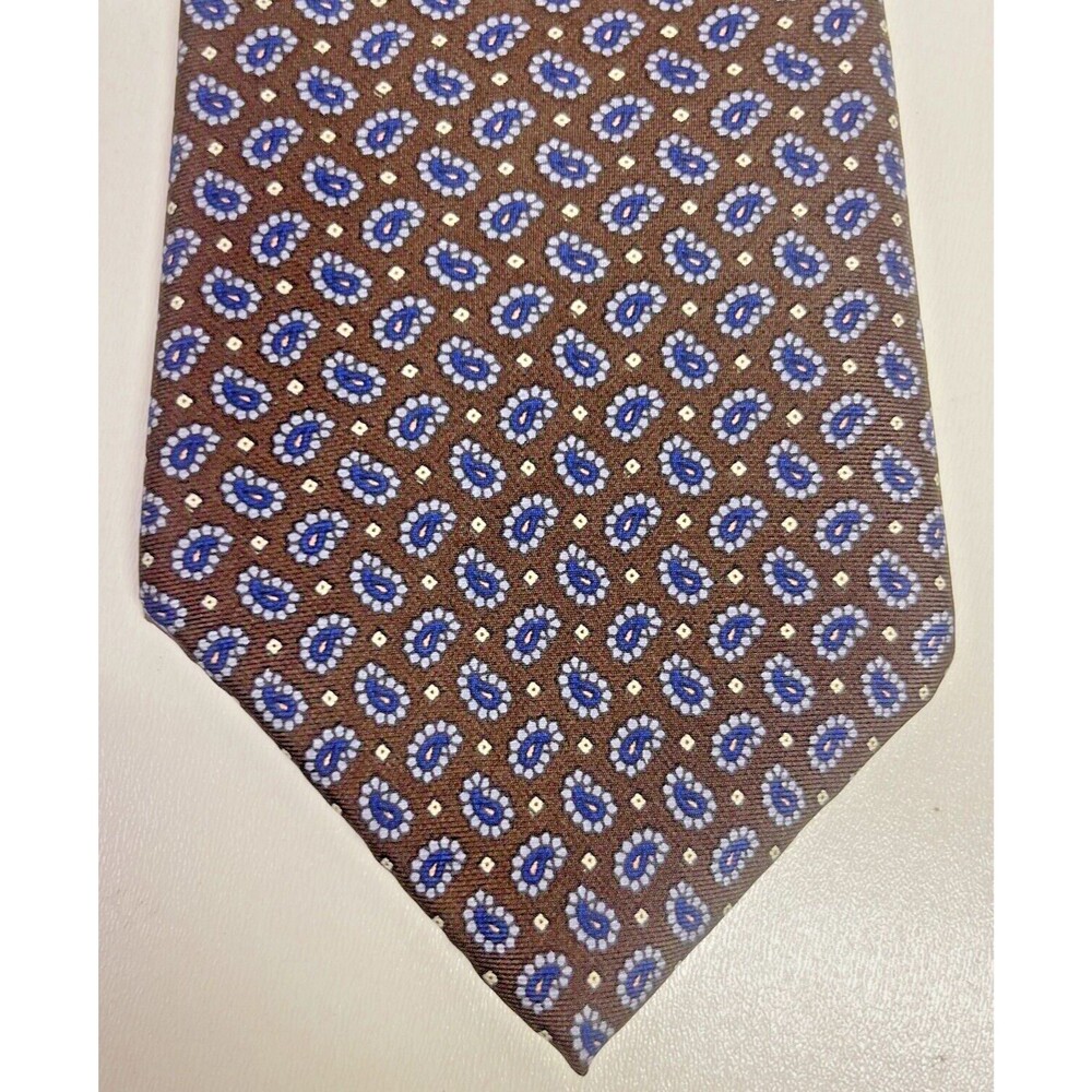 Westbury Men's Pure 100% Silk Neck Tie Geometric Paisley Italy